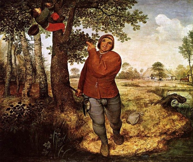 The the Peasant and the Nest Robber (1569)